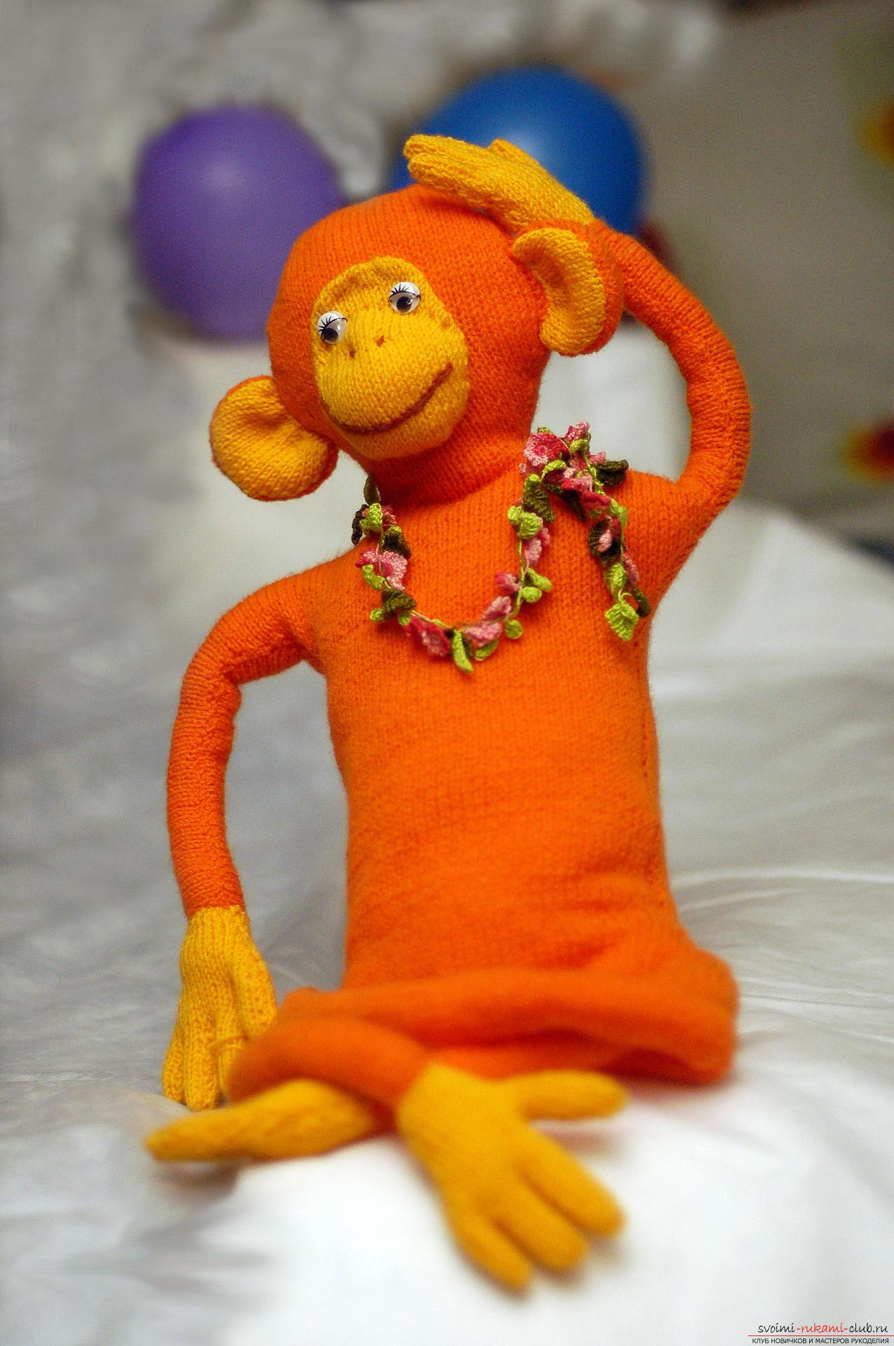 Мастер-класс изготовления символа 2016 года – обезьянки, вязаной своими руками игрушки.. Фото №22